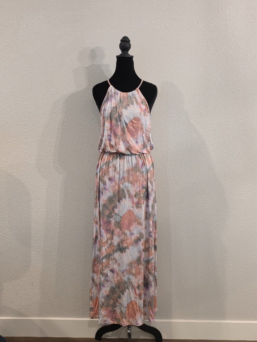 High Neck Maxi Dress